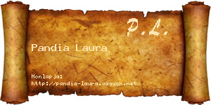 Pandia Laura névjegykártya